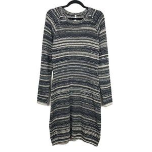 Kühl Alessandra Grey Long Sleeve Sweater Dress S